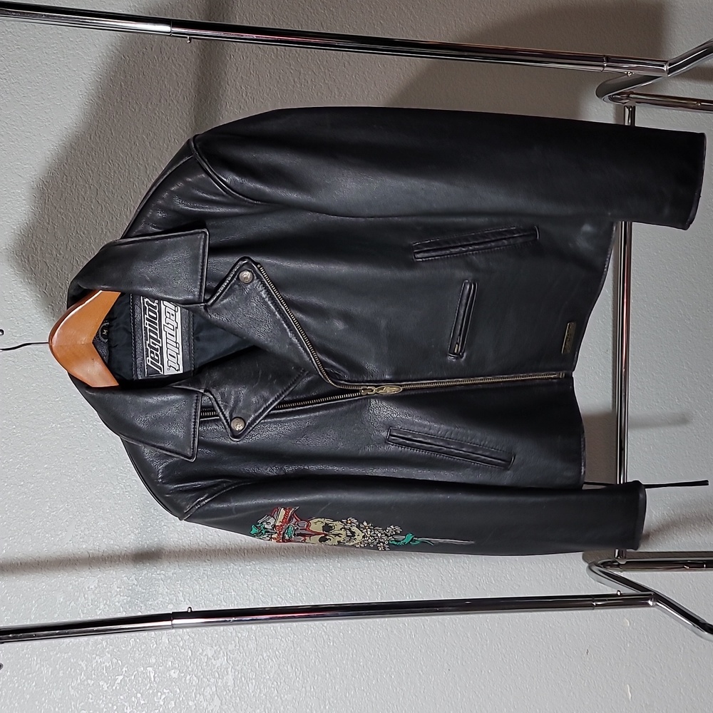 Jet Pilot Leather Jacket - Size Medium